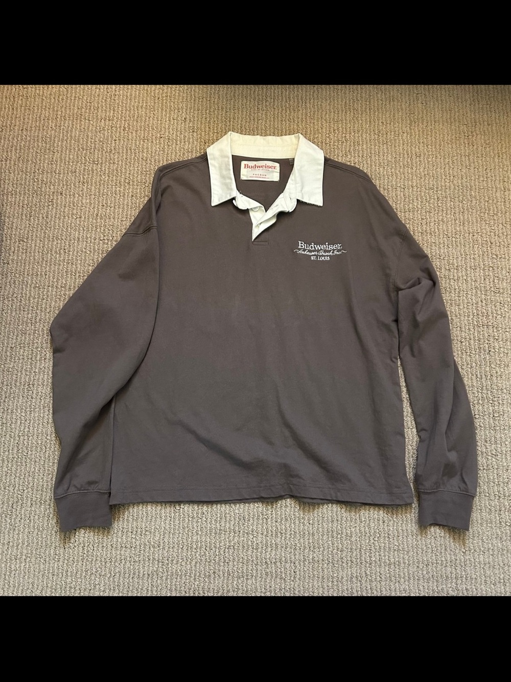 PacSun men’s Budweiser long sleeve M